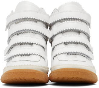 Isabel Marant White Bilsy Vintage Sneakers - ShopStyle